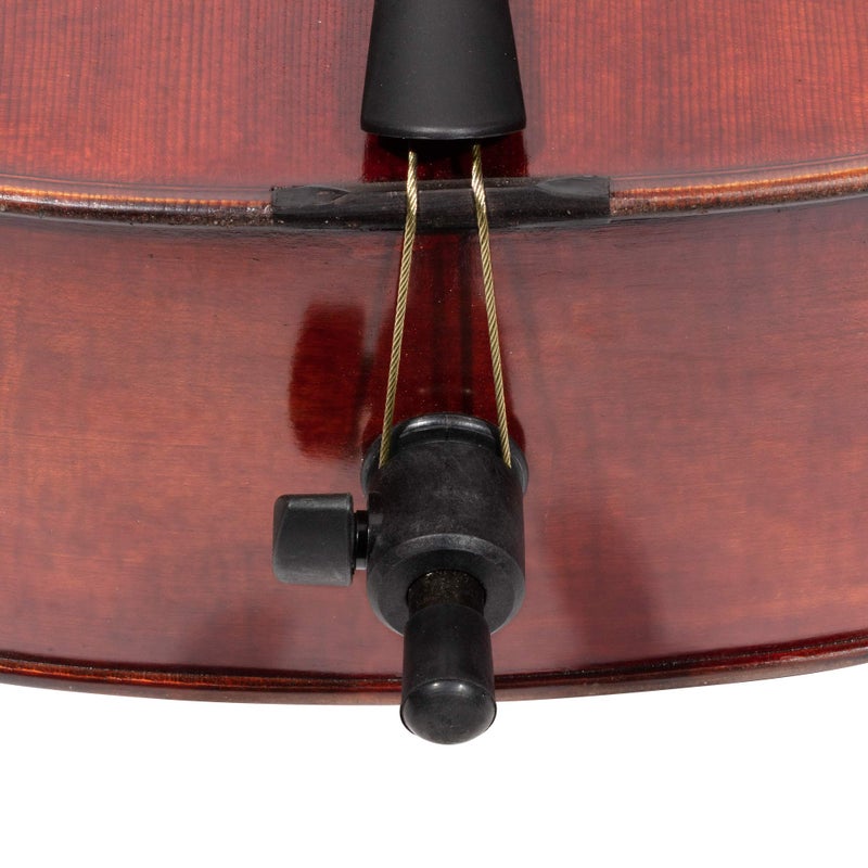 Mivi MI&VI Titanium Alloy Double Bass Tail Gut/Tailgut Non-slip Tailpiece with Wire Adjuster, Strand Connecters & Screw Replacements for 4/4 & 3/4 Double Bass - Image 4